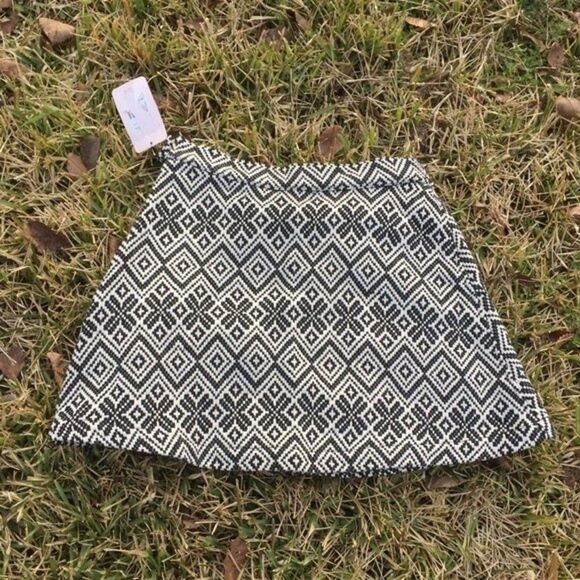 NWT Geo Print A-Line Skirt - Picture 1 of 6